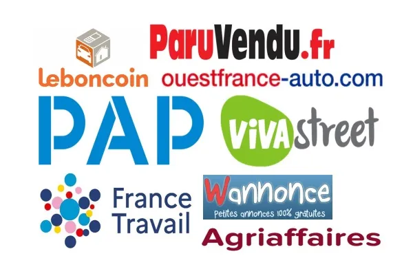 Logotipi najboljih stranica za male oglase u Francuskoj